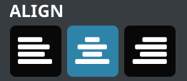 Align btns