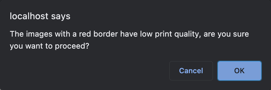 Dpi confirm