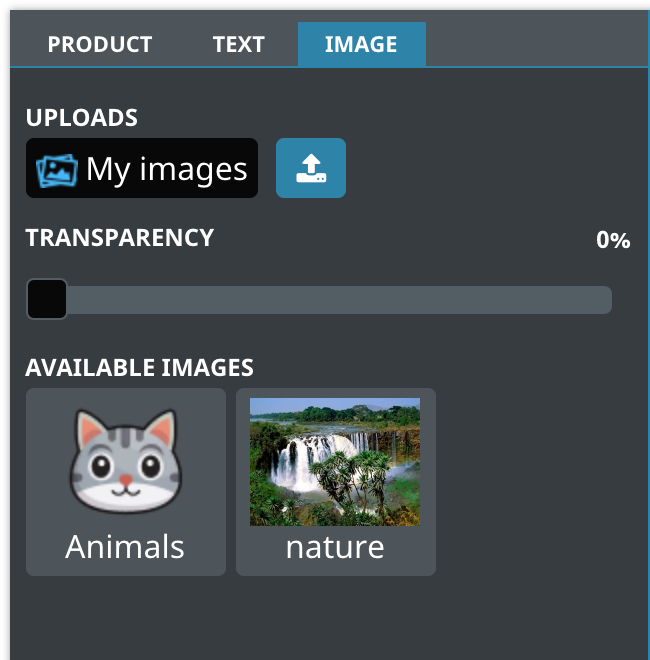 Image groups display