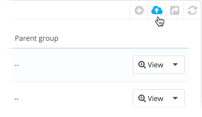 Image groups import