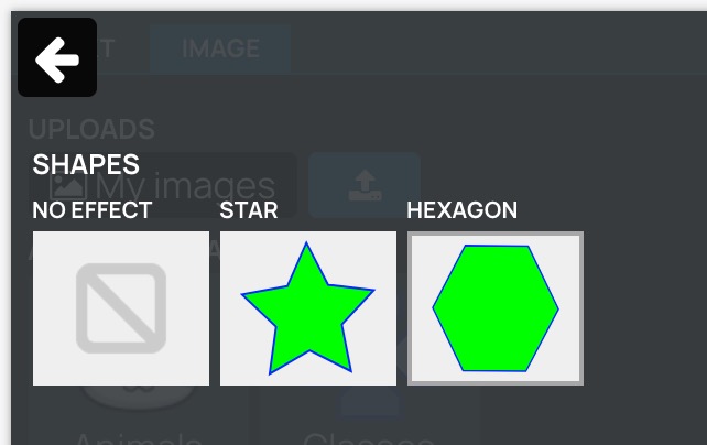 Image shapes front