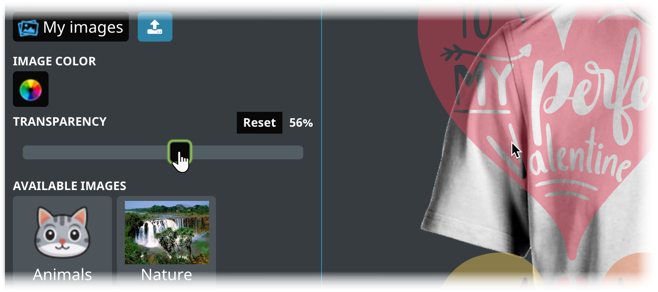 Image transparency