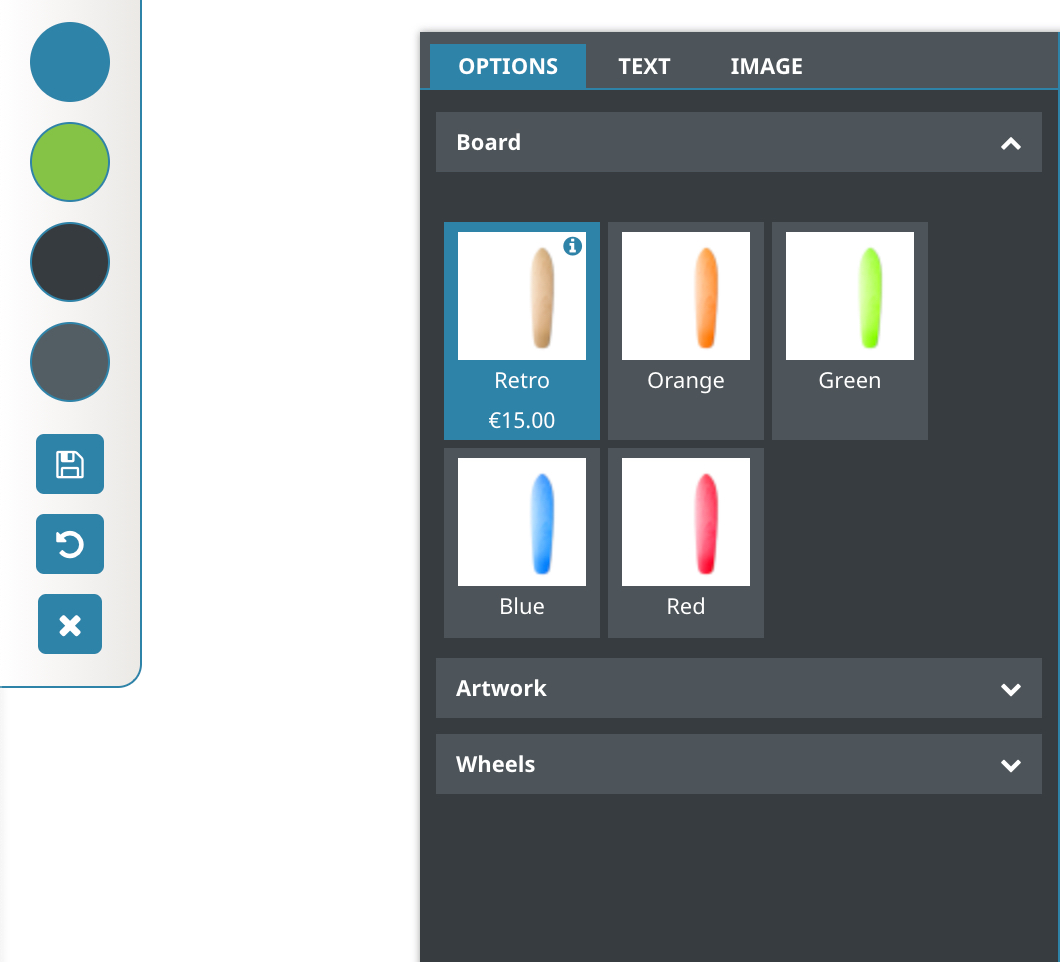 Product color theme