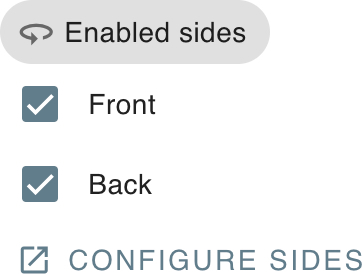 Product sides