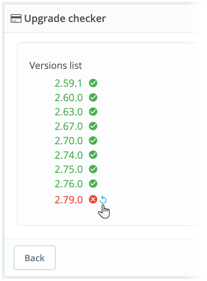Retry upgrade