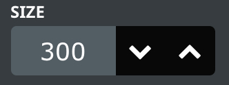 Size input