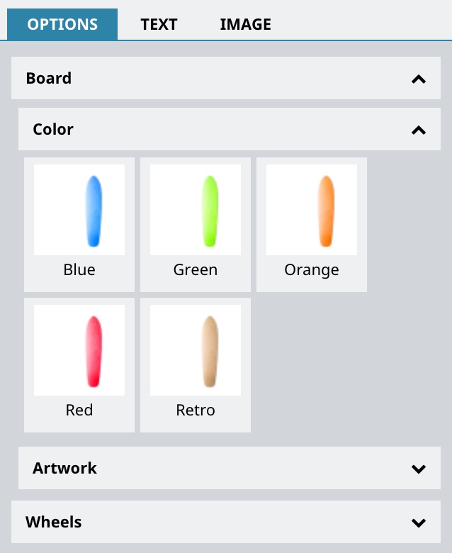 Subgroups display