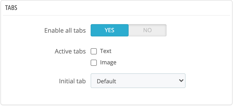 Tabs