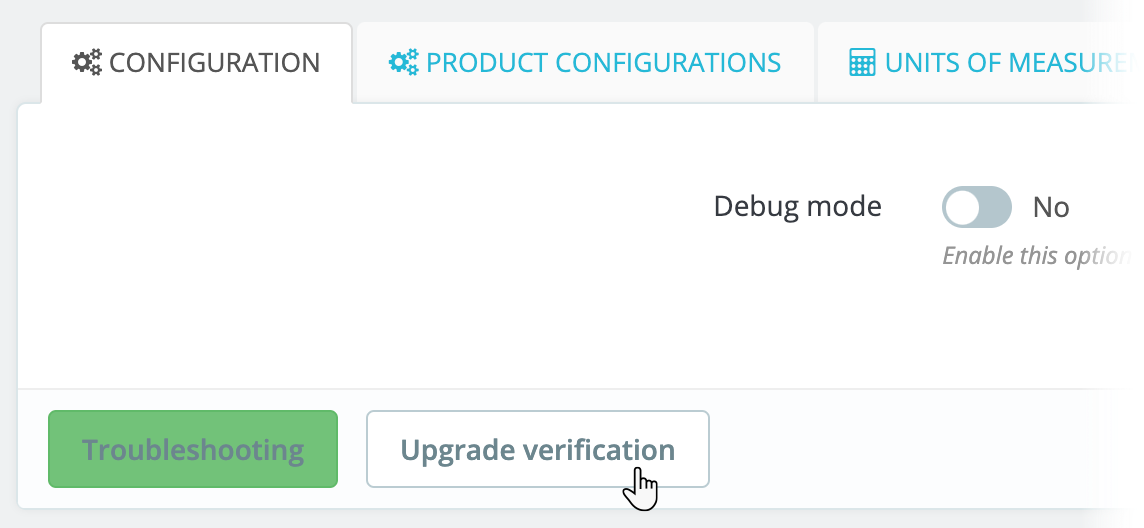 Upgrade checker btn